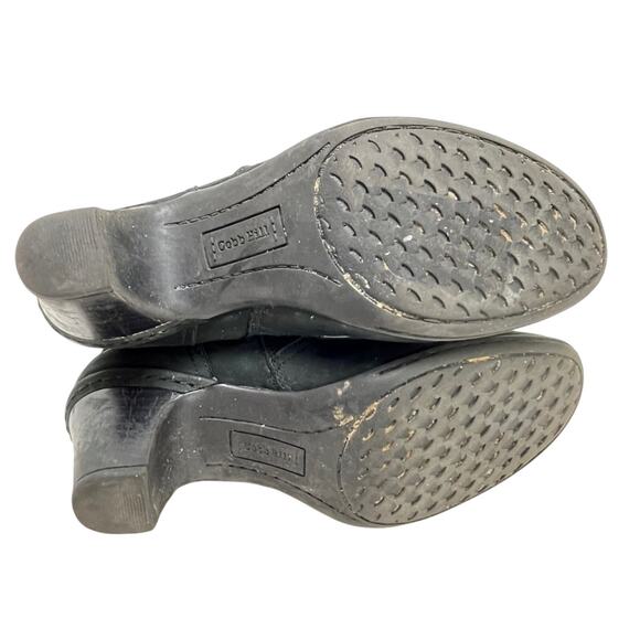 Cobb Hill New Balance Black Genuine Leather Suede Ankle Boots Booties Shoes 6 - Picture 13 of 15